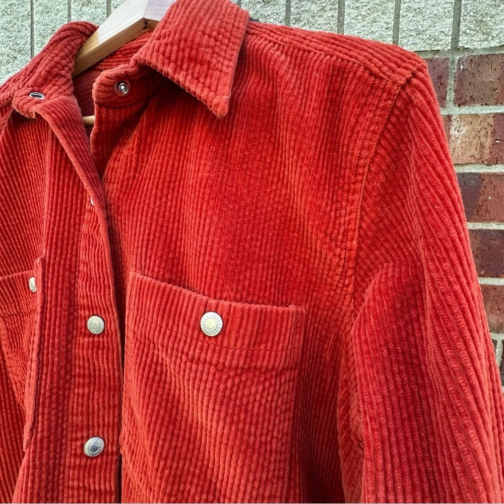Tapemeasure Thick Corduroy Snap- Up Shacket Casual Jacket Gorp Outdoor S